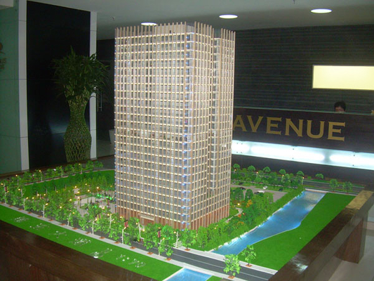 Mall Architectural Model Maker , Lighting Public Building Miniature Architectural Model supplier
