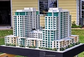 Mall Architectural Model Maker , Lighting Public Building Miniature Architectural Model supplier