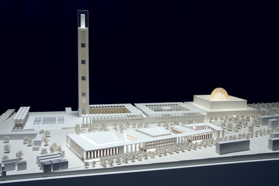 Durable Miniature Architectural Model Maker For Mosque Construction ， model maker supplier