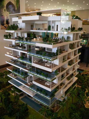 Luxury Villa Architectural Model Maker , Interior Details Scale Model Showcase supplier