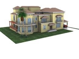 Interior Lighting Architectural Model Maker , Luxury Villa Miniature Architectural Model supplier