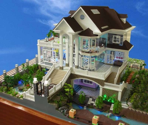 House Building Miniature Architectural Model Maker , Nice Looking Scale Model Making supplier