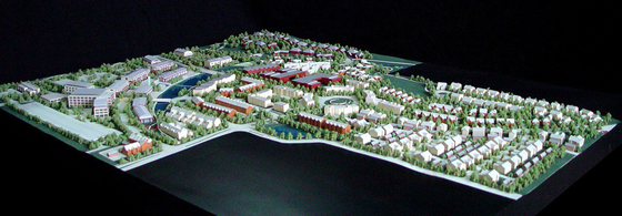 ABS Miniature Architectural Model Maker For Land Use Planning supplier