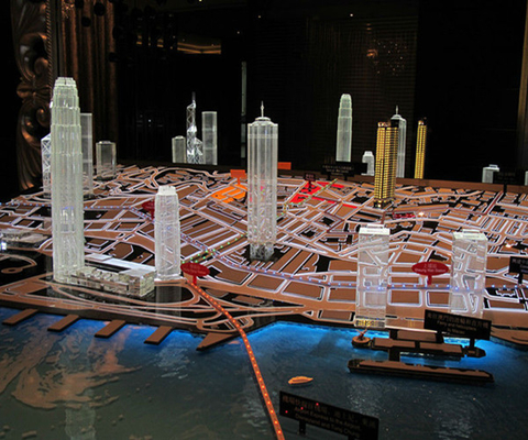 Urban Planning Miniature Architectural Model Maker , Land Use Scale Model Making supplier