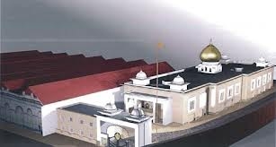 Custom Miniature Architectural Model Maker , Lighting Gurudwara Scale Model supplier
