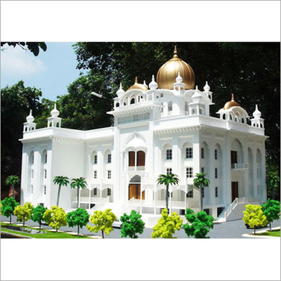 Custom Miniature Architectural Model Maker , Lighting Gurudwara Scale Model supplier