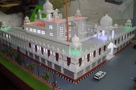 Custom Miniature Architectural Model Maker , Lighting Gurudwara Scale Model supplier