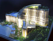 Crystal Architectural Model Maker 3D Beautiful For Building / model buildings supplier