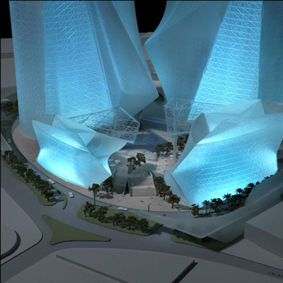 Crystal Miniature Architectural Model Maker , 3D Crystal Model Building , model making supplier