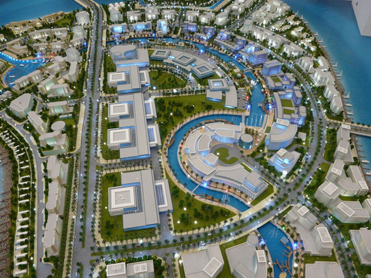 Metro Park Miniature Architectural Model Maker , Metro Station Planning Layout Model supplier