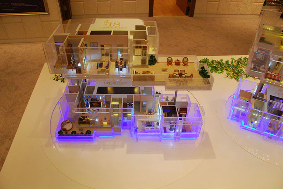 Real Estate Miniature Architectural Model Maker , Environmental Scale Model Showcase supplier