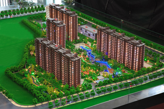 3D Miniature Architectural Model Maker , Real Estate Building Scale Model , model making supplier