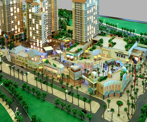 Beautiful Lighting Architectural Model Maker For Real Estate Investment Project supplier