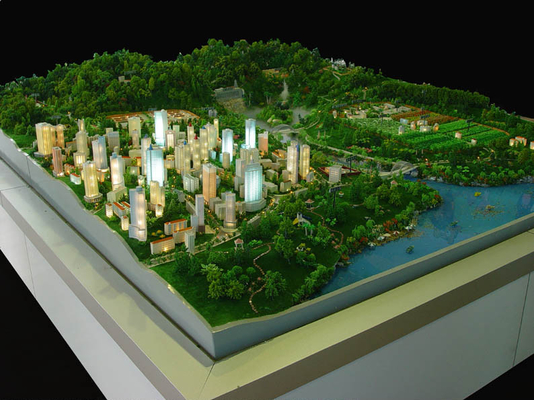 Durable Architectural Model Maker Beautiful Lighting For Real Estate supplier