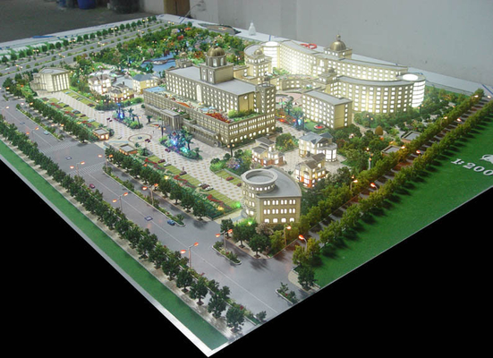 Durable Miniature Architectural Model Maker For Railway Station Planning / Terrain models supplier