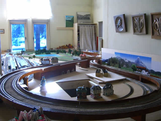 Railway Station Miniature Architectural Model Maker , Construction Layout Model supplier