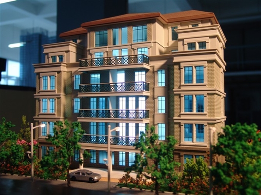 3D Miniature Architectural Model Maker / Villa building model / Residential house scale model making supplier