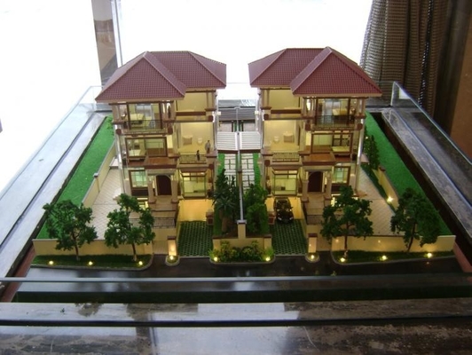 3D Miniature Architectural Model Maker / Villa building model / Residential house scale model making supplier
