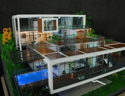 Building Layout Miniature Architectural Model Maker , Interior Building Model supplier