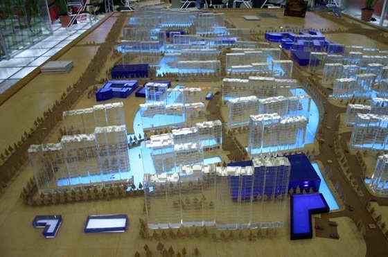 Monochrome Building Miniature Architectural Model Maker Durable With Beautiful Model supplier