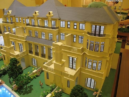 Monochrome Building Miniature Architectural Model Maker Durable With Beautiful Model supplier
