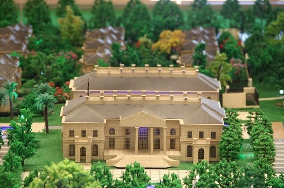 Monochrome Building Miniature Architectural Model Maker Durable With Beautiful Model supplier