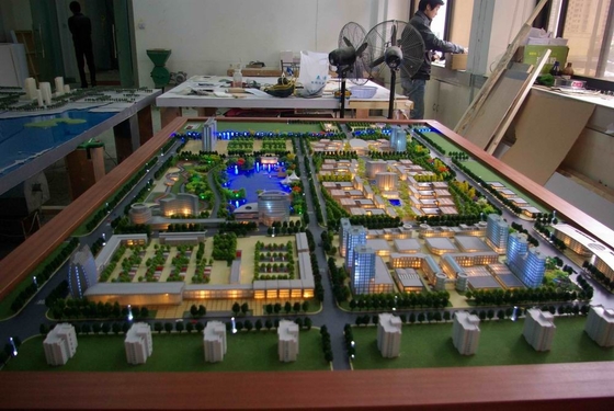 3D Villa Architectural Model Maker , Lighting Villa Scale Model Making supplier