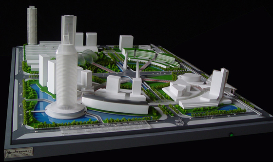Eco-friendly Architectural Model Maker , Beach / Ocean Resort Scale Model supplier