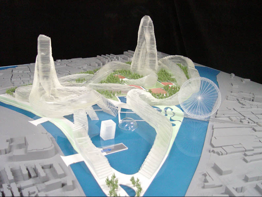 Beautiful Beach / Ocean Resort Architectural Model Maker With Environmental Materials supplier