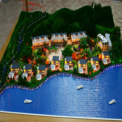 Beautiful Beach / Ocean Resort Architectural Model Maker With Environmental Materials supplier