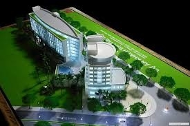 3D Villa Architectural Model Maker , Durable Lighting Scale Model Making supplier