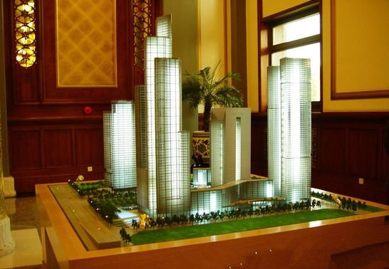 Commercial Complex Architectural Model Maker , Lighting Scale Models supplier