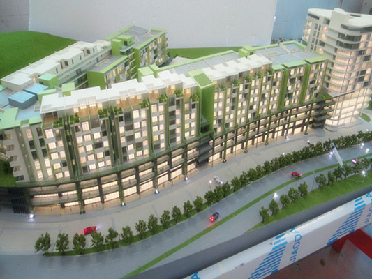 Customized Commercial Architectural Model Maker Durable With Lighting Making supplier
