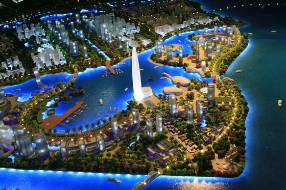 ABS Durable Architectural Model Maker For Land Use Planning supplier