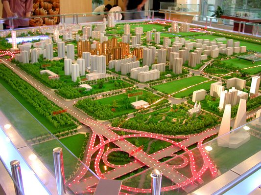3D Beautiful Architectural Model Maker Strong For Beach Planning supplier