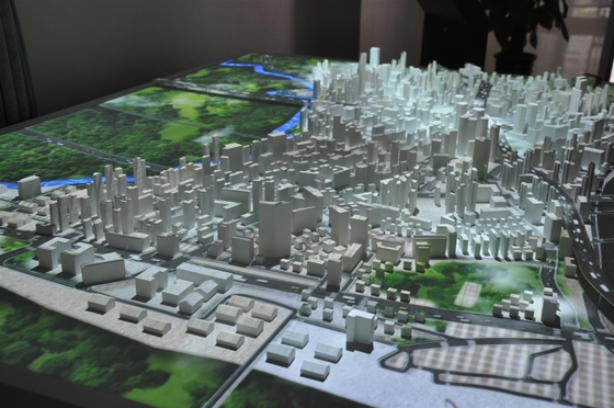 3D Beautiful Architectural Model Maker Strong For Beach Planning supplier