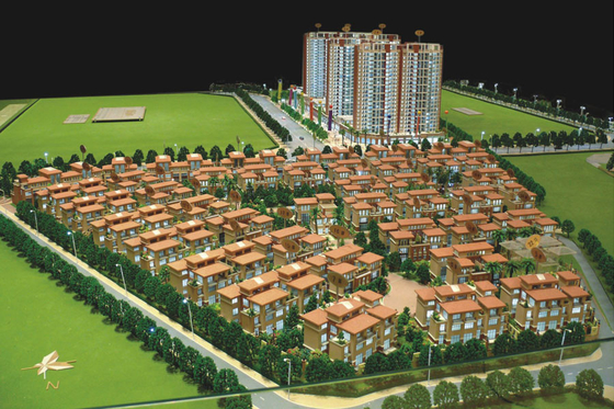 Real Estate Architectural Model Maker With Beautiful Lighting System supplier