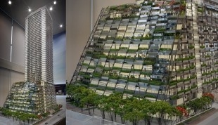 Trade Center Building Architectural Model Maker 3D Beautiful With Environmental Materials supplier