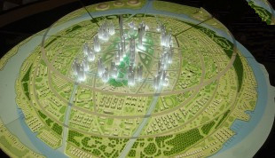 3D Beautiful Architectural Model Maker ABS For City Towers Planning supplier