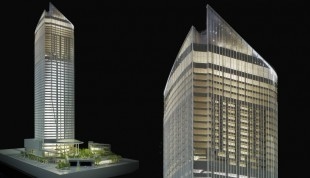 3D Beautiful Architectural Model Maker ABS For City Towers Planning supplier