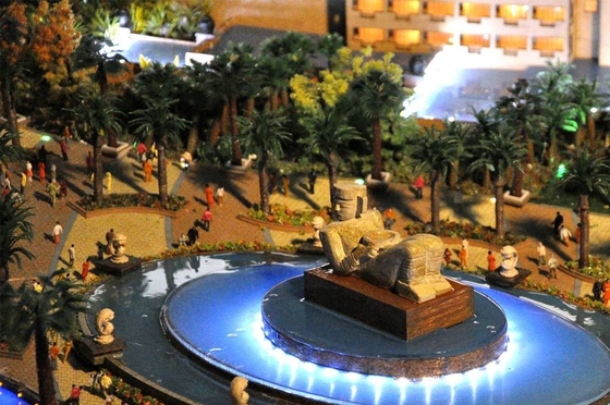 Interior Lighting Architectural Model Maker , Luxury Villa Miniature Architectural Model supplier