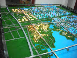 Strong City Layout Architectural Model Maker , Miniature City Layout Model supplier