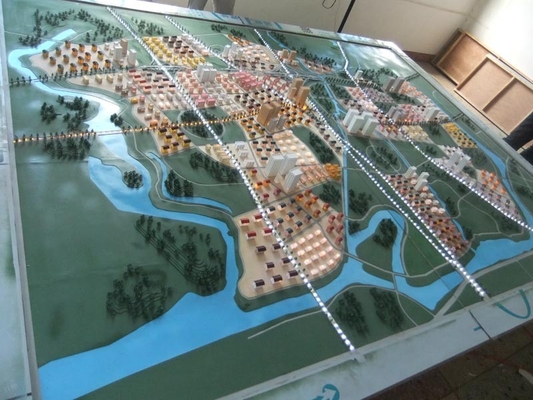 City Planning Layout Architectural Model Maker , Arcylic City Layout Model supplier