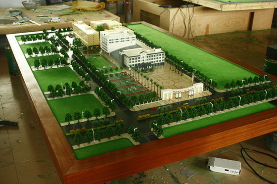 Beautiful Lighting Architectural Model Supplies For School Construction Layout supplier
