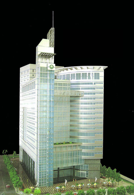 3D Beautiful Architectural Model Supplies Commercial For Iconic High Buildings supplier