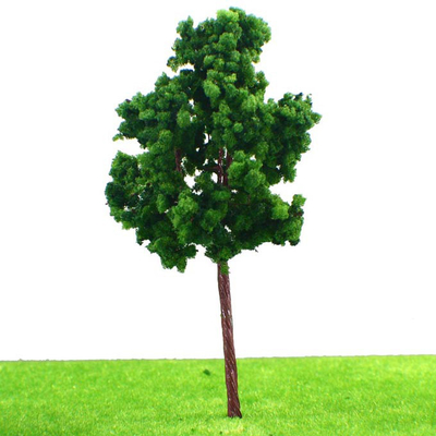 11CM Green And Brown Miniature Model Trees , Scale 1:100 Scenery Landscape Train Model Trees supplier