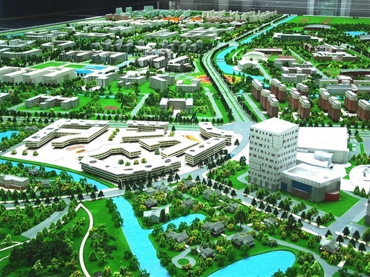 Square Scale model Scenery For Country Harbor Model Layout supplier