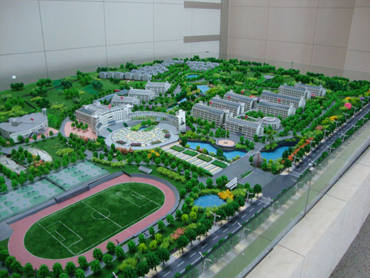 Green Scale model Scenery For Football Stadium Model Layout supplier