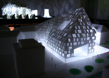 Miniature Scale Model Scenery For Exhibition Building Model Layout supplier