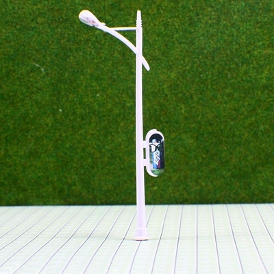 Miniature Plastic Street Model Lamppost for Train Layout 10cm RC100 6V supplier
